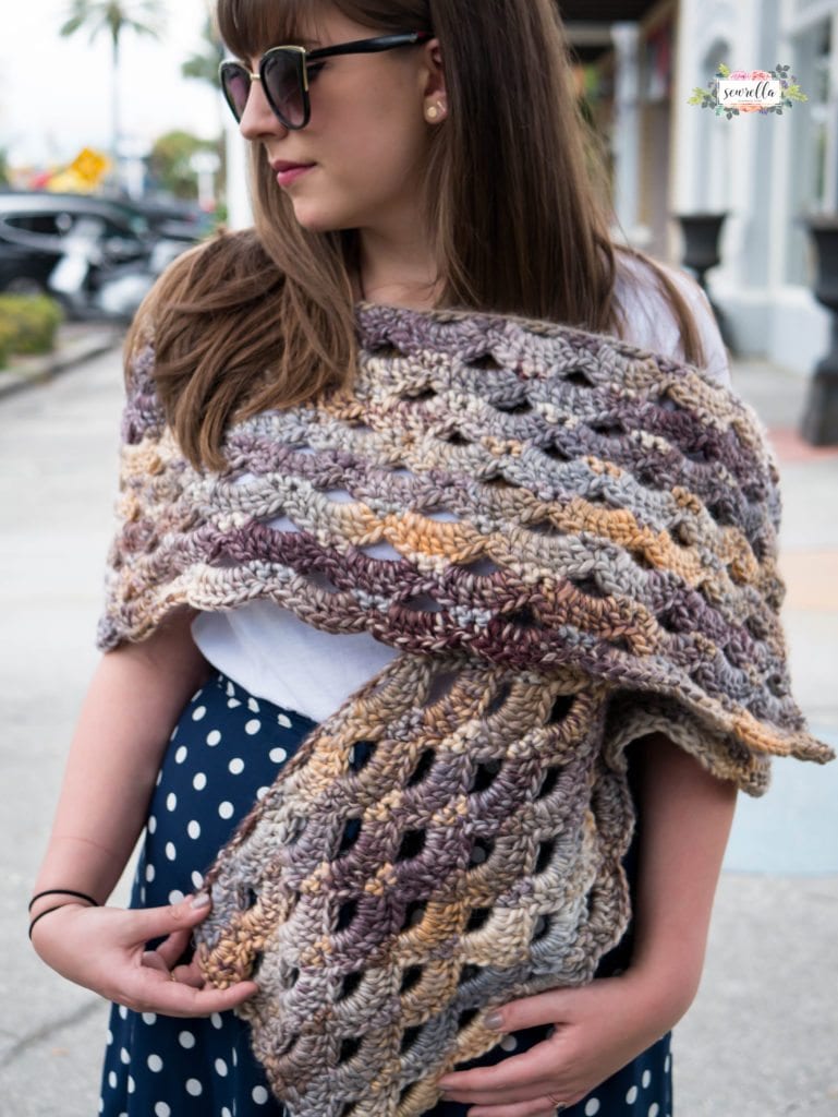 Crochet Amethyst Wrap - Sewrella