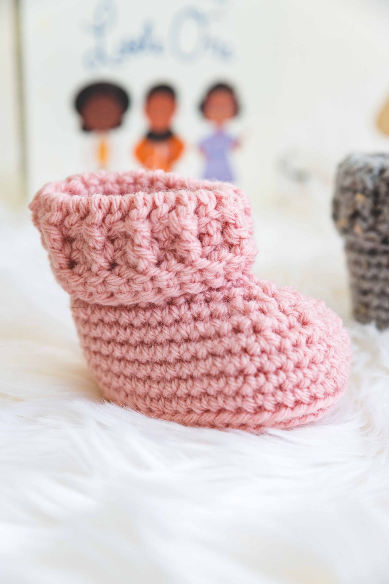 crochet newborn socks