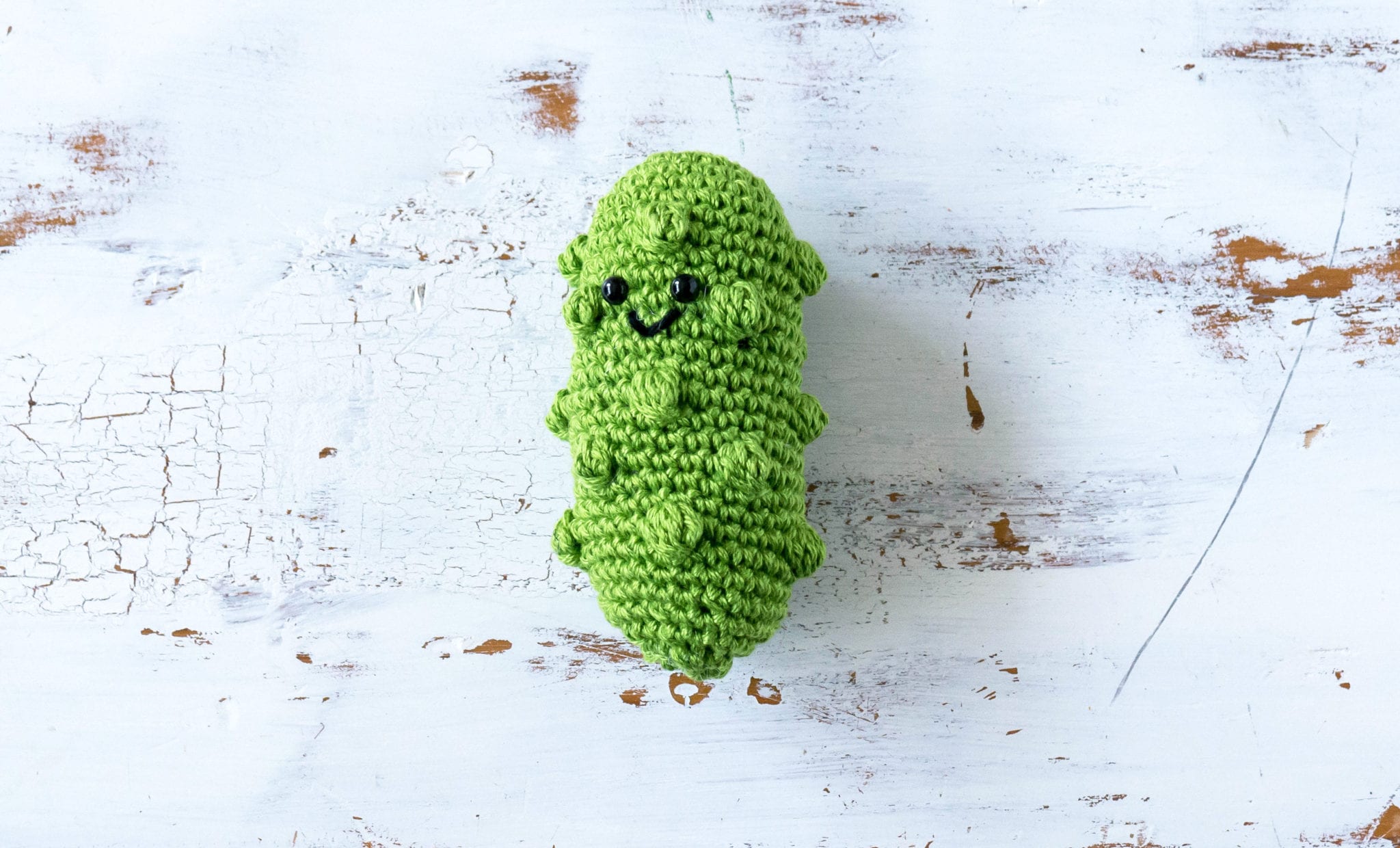 Crochet German Pickle Christmas Ornament • Sewrella