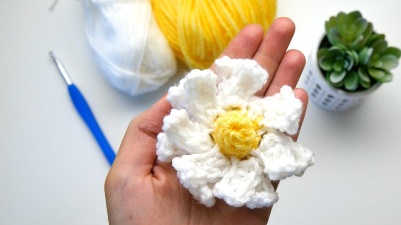 Crochet Daisy Flower
