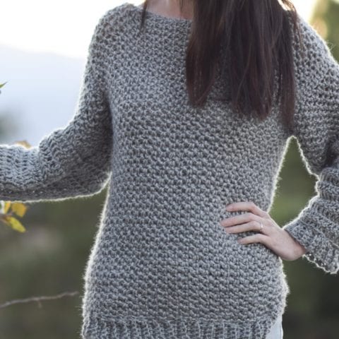 Crocheted-Sweater-Easy-Free-Pattern