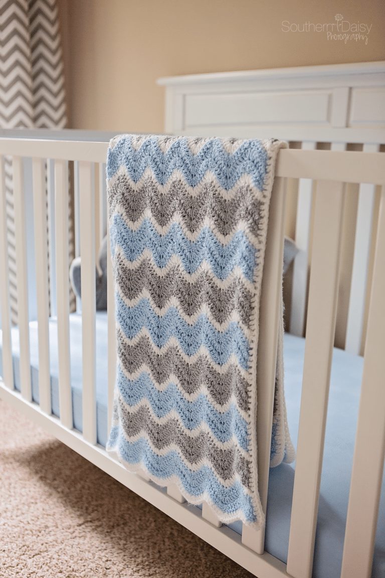 Crochet Baby Blankets for Boys • Sewrella