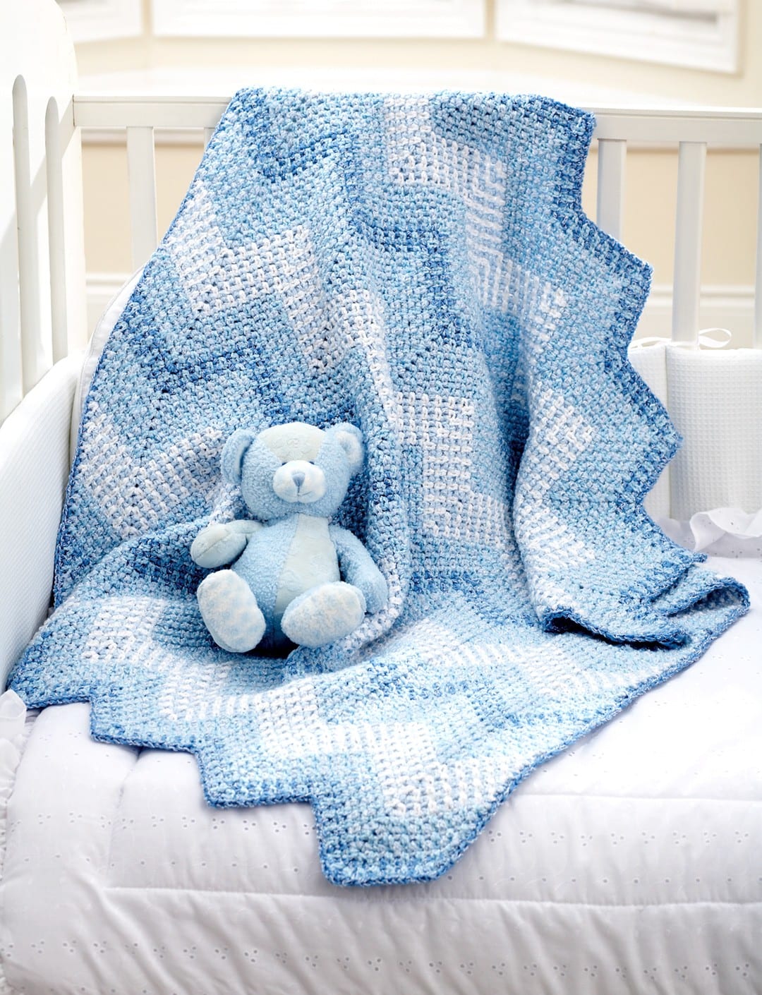 Crochet Baby Blankets For Boys Sewrella