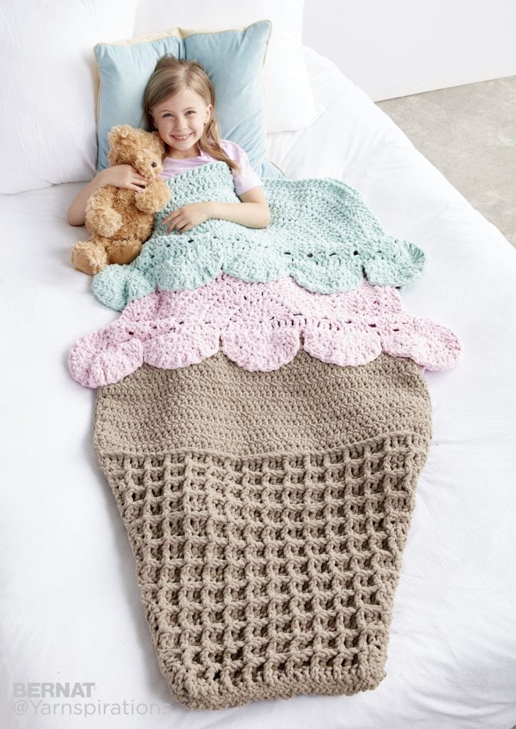 Crochet Snuggle Sacks for Kids and Adults • Sewrella