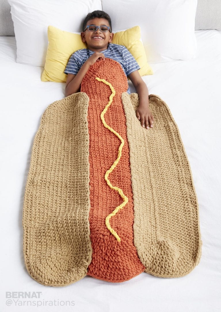 Crochet Snuggle Sacks for Kids and Adults • Sewrella
