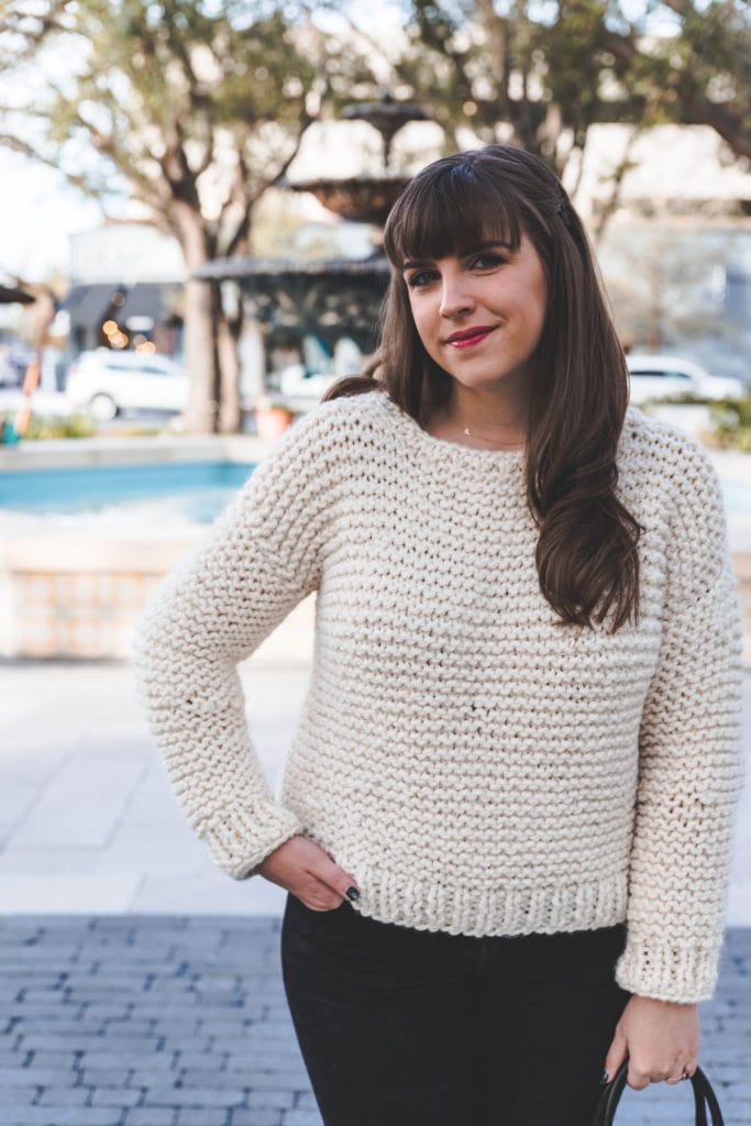 Simple Knit Sweater - Sewrella