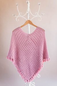 Crochet Ava Fringed Poncho • Sewrella