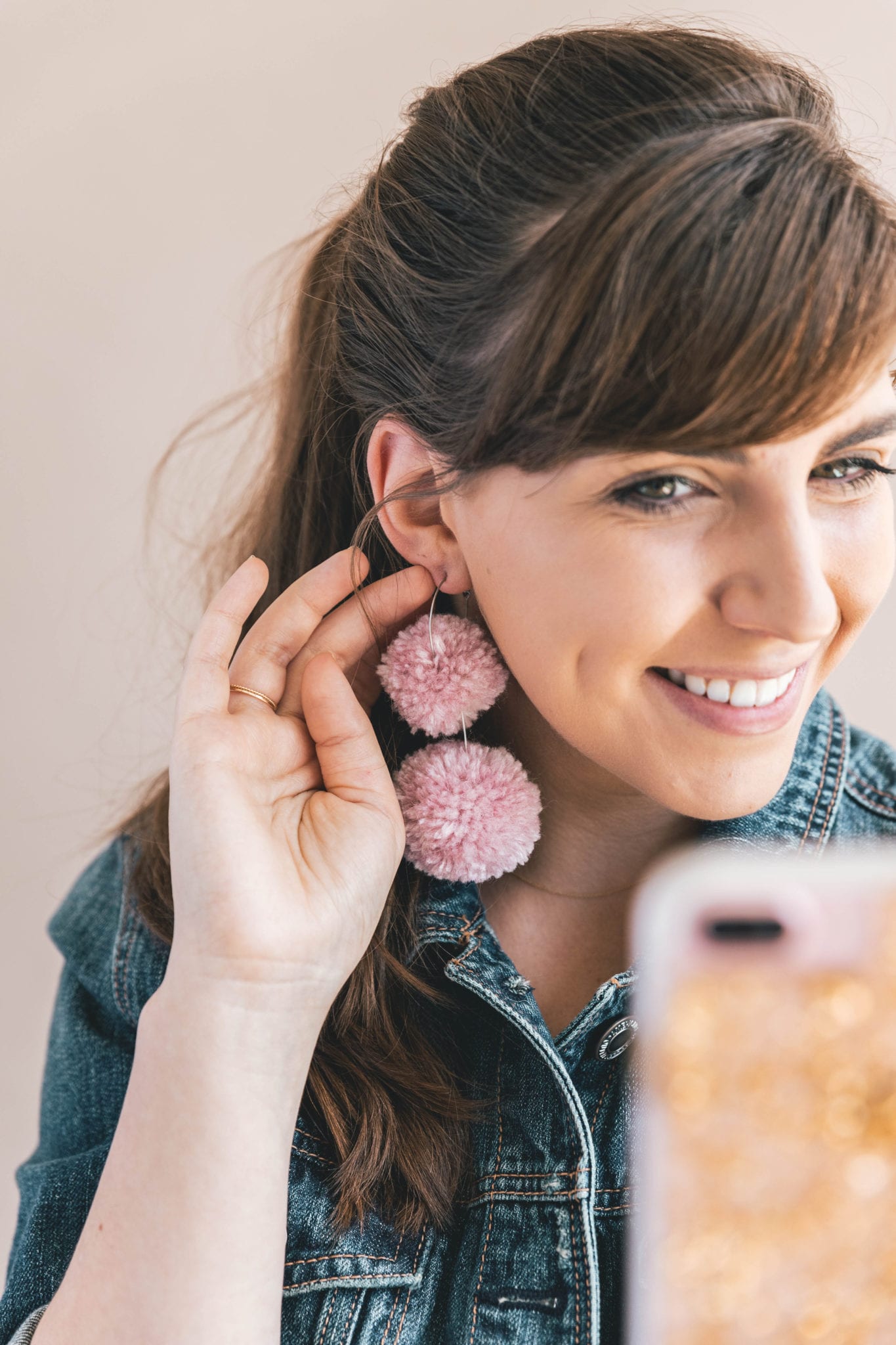 DIY Yarn Scrap Earrings 3 ways! • Sewrella