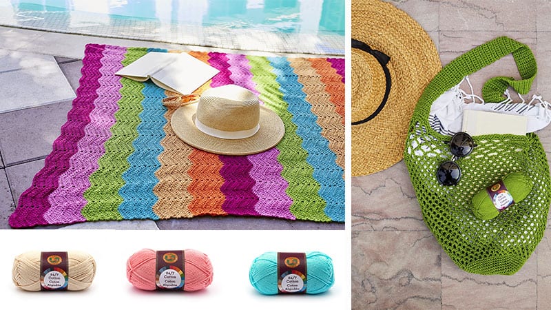 10+ Lion Brand 24/7 Cotton Crochet Patterns • Sewrella