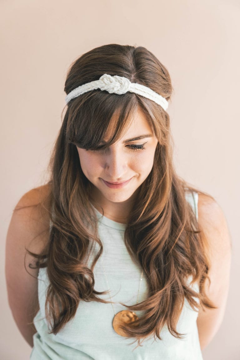 Crochet Chained Infinity Knot Headband • Sewrella