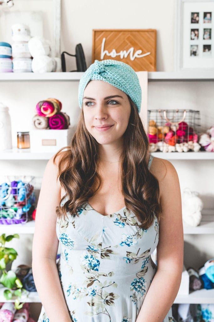 Crochet Knot Beanie Hat • Sewrella