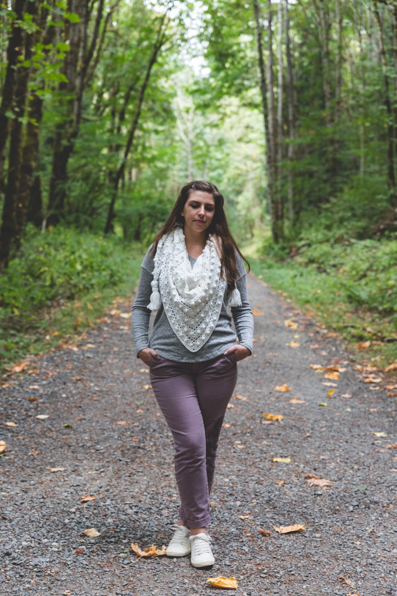 Bobble Stitch Scarf, Bobble Stitch Shawl