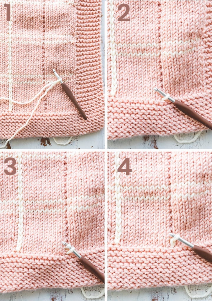 How to Knit a Plaid Blanket • Sewrella