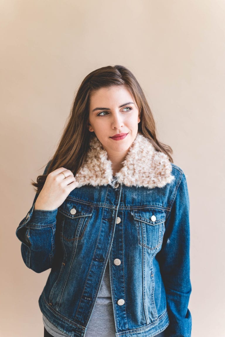 Crochet Collar Topper - free pattern • Sewrella