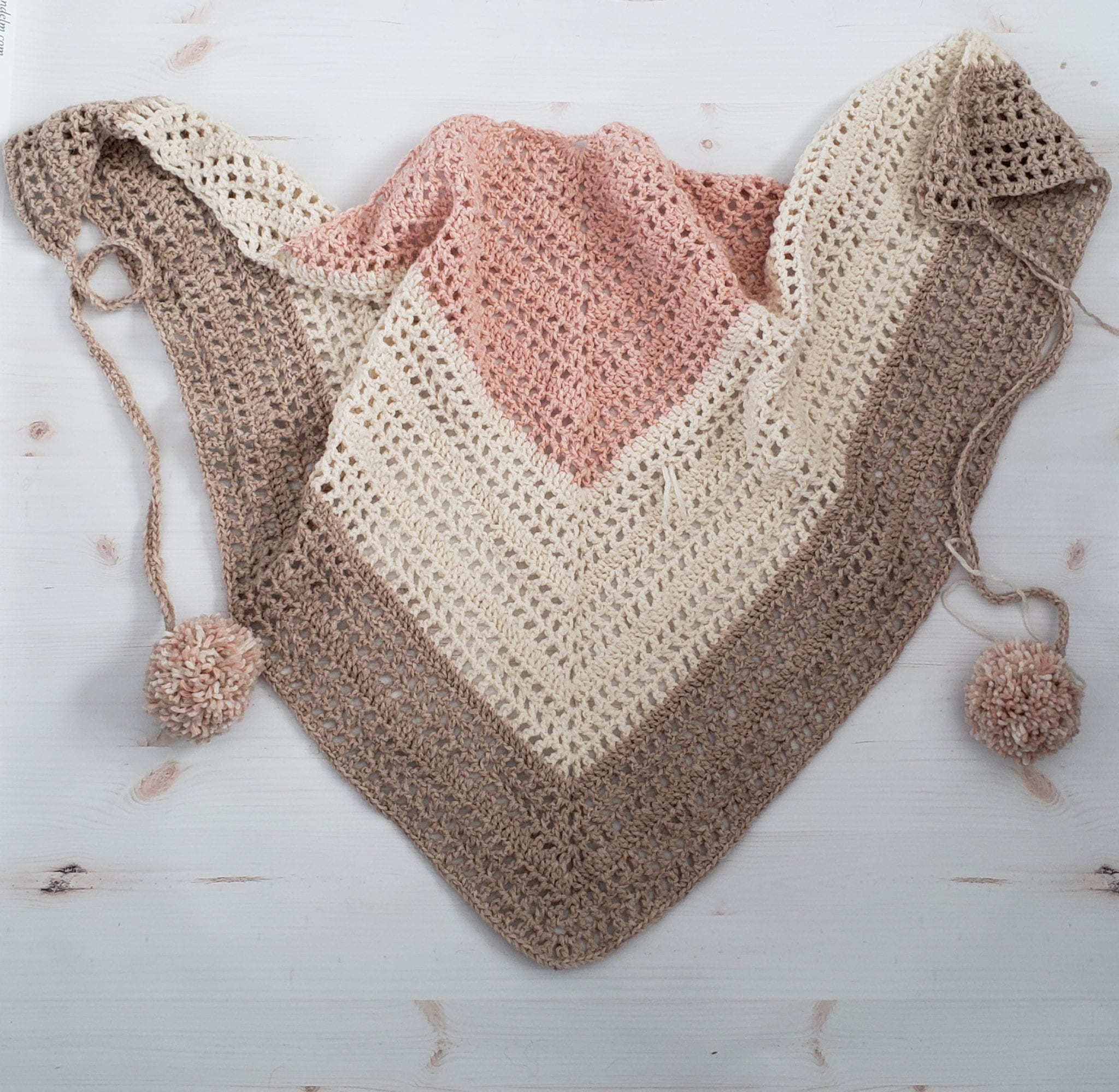 Crochet Elle Convertible Shawl • Sewrella