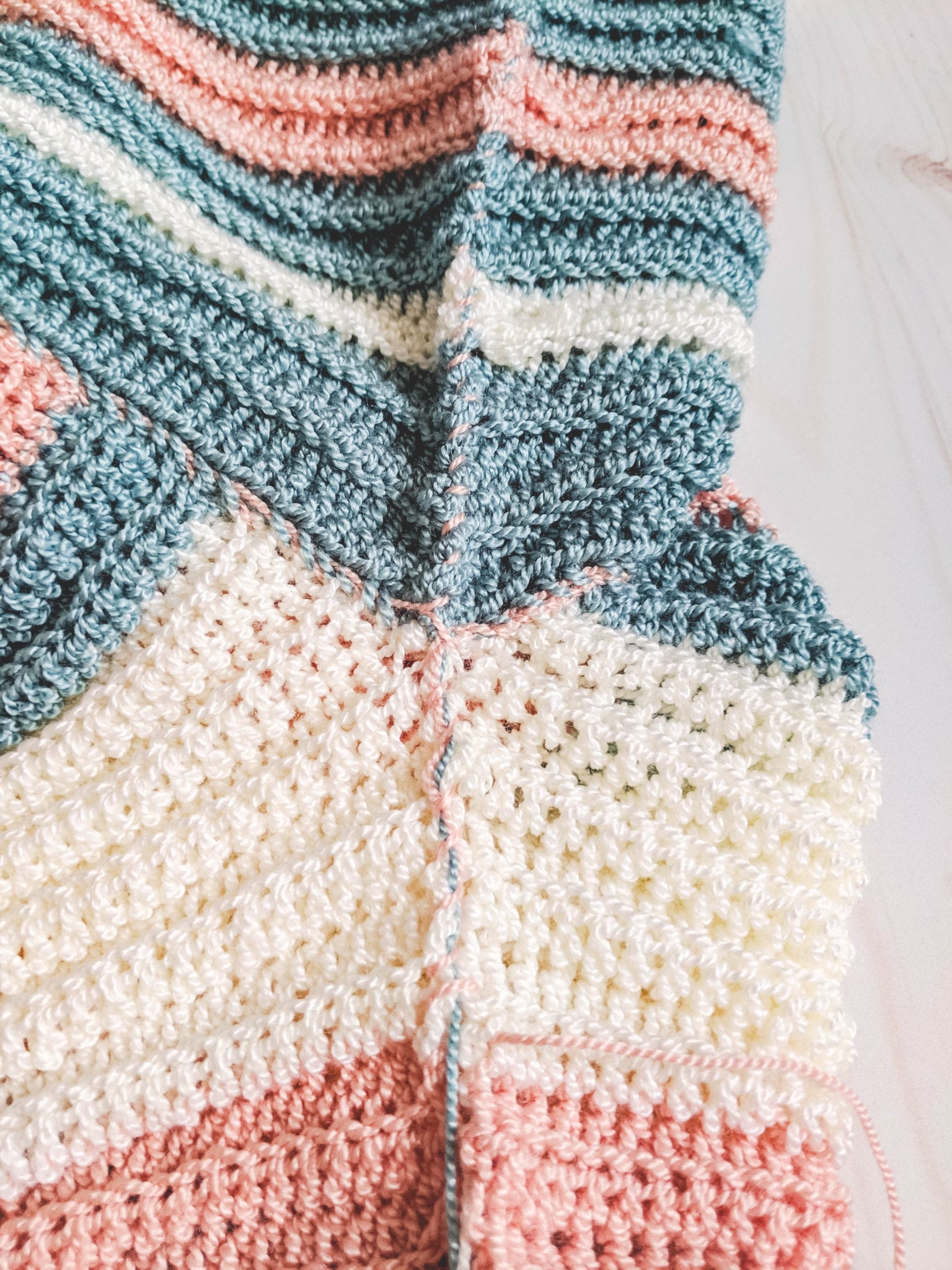 Wizzard STRIPE CROCHET KNIT Crochet Magic Stripe Sweater \u2022 