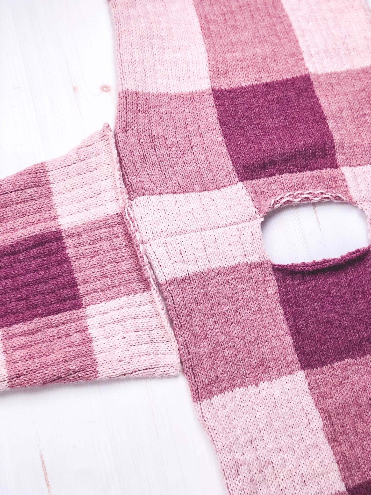 Knit Gingham Sweater • Sewrella
