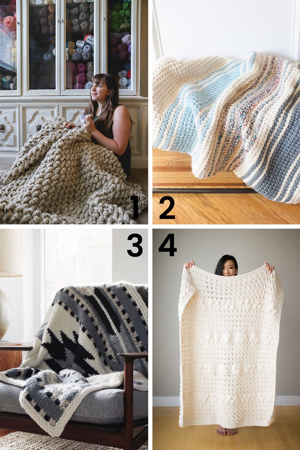 The Best Blanket Yarns for Knit & Crochet Patterns • Sewrella