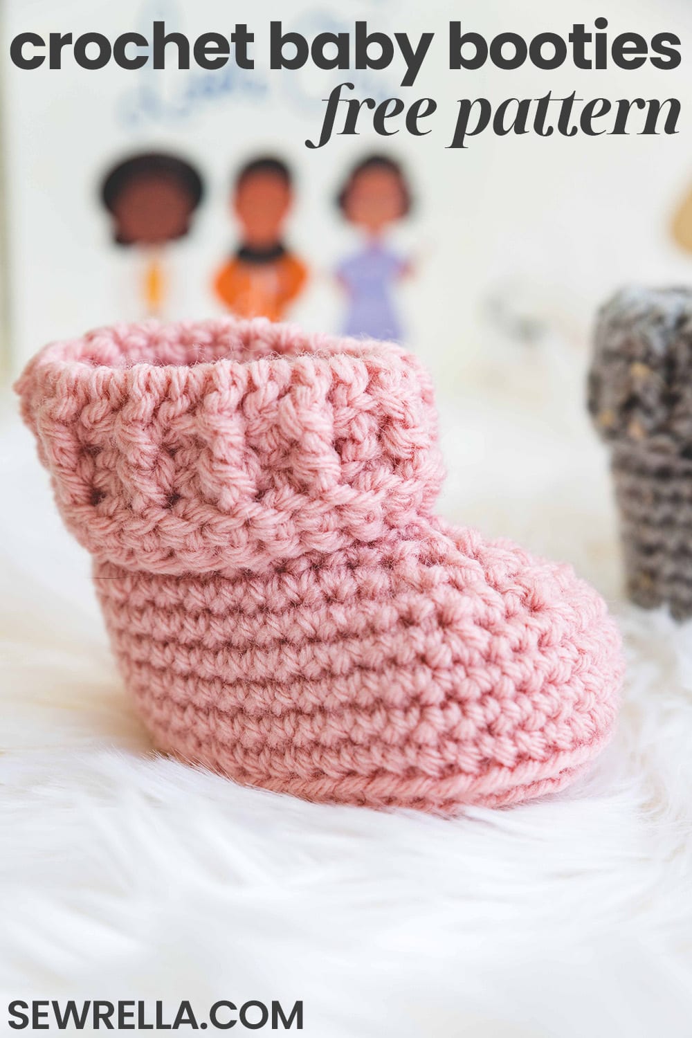 baby booties and hat crochet pattern