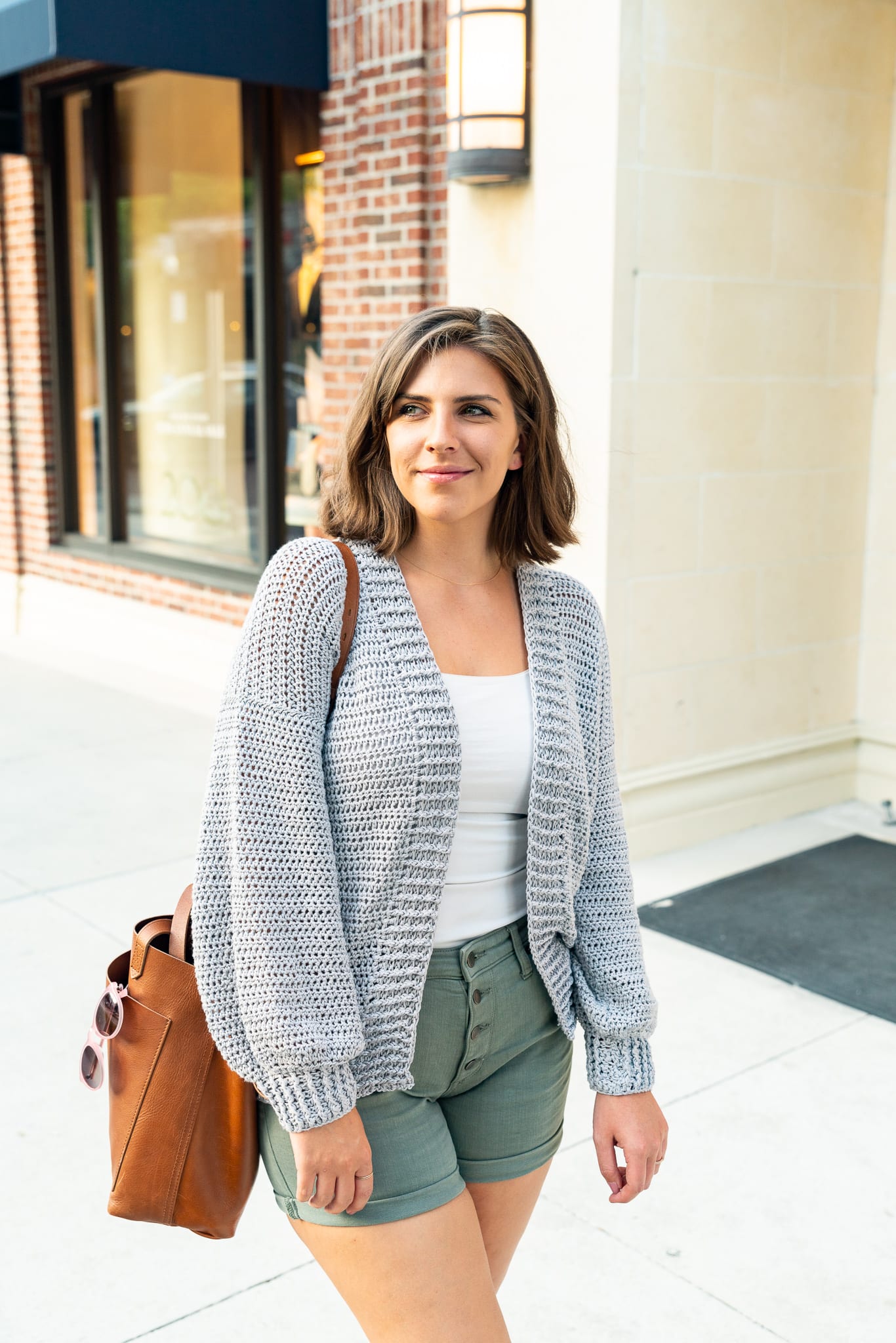 Crochet Everyday Cotton Cardigan • Sewrella