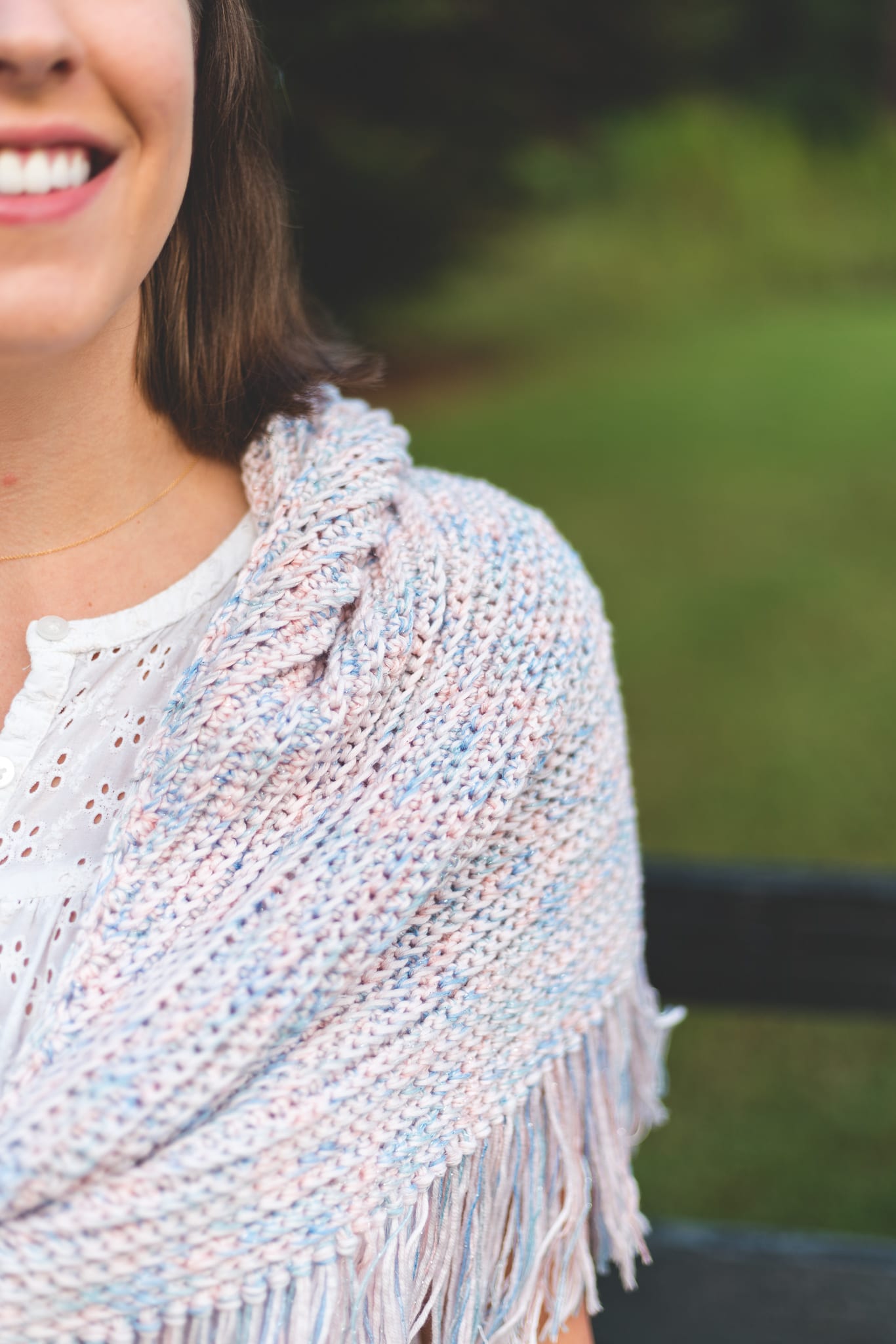 Crochet Glimmer Shawl • Sewrella