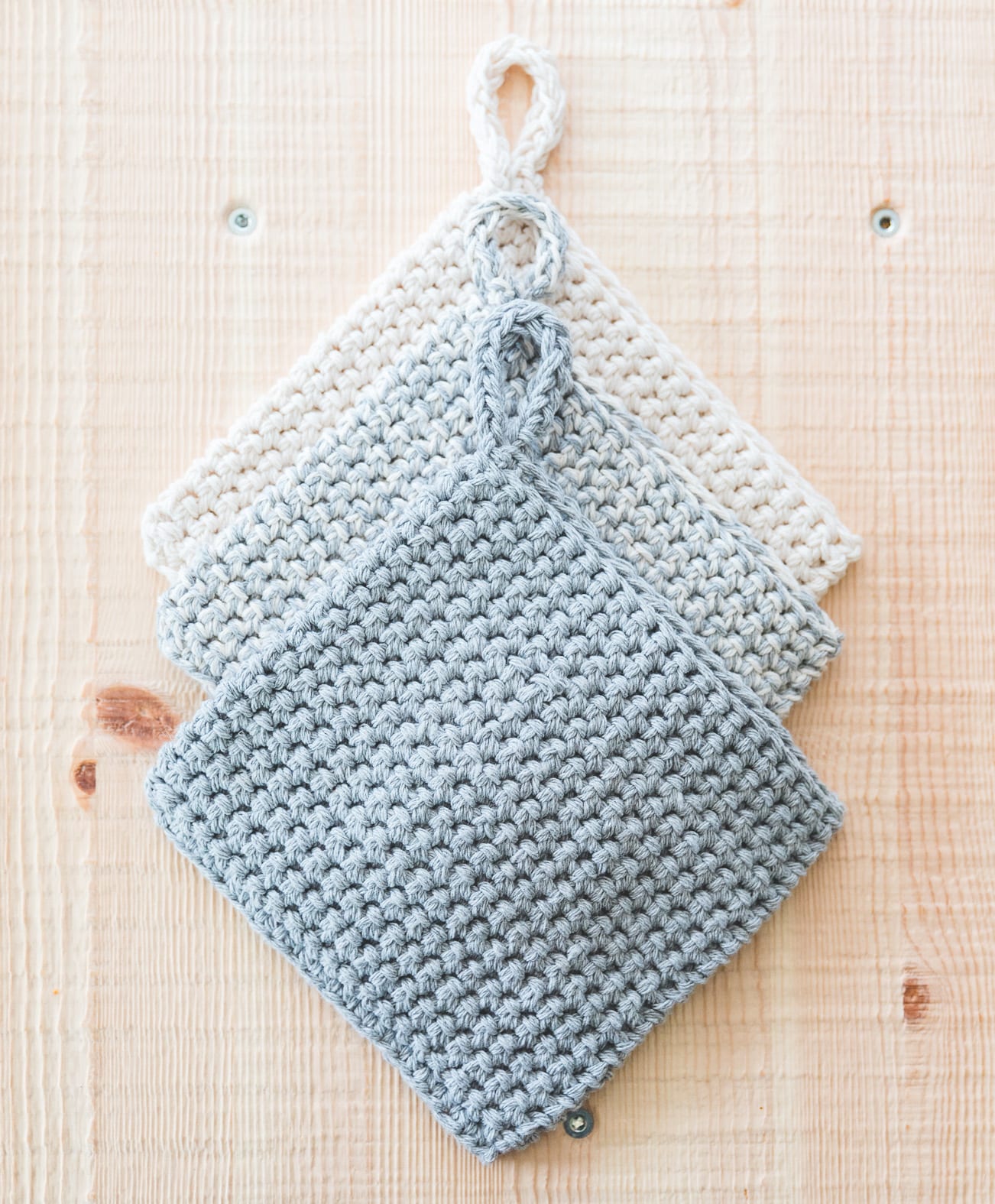 Crochet Potholders Free Pattern And Video Tutorial