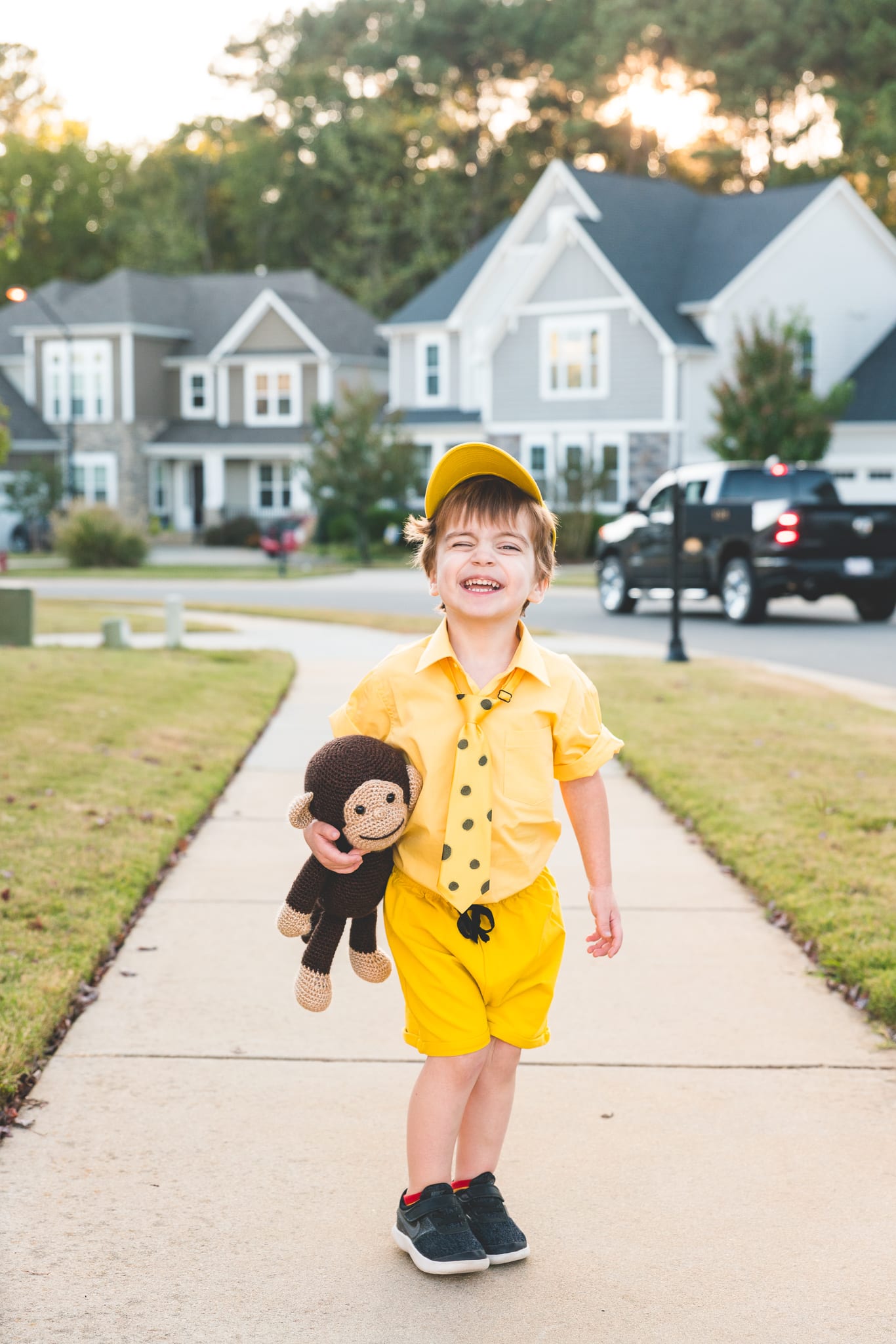 Curious george costume discount