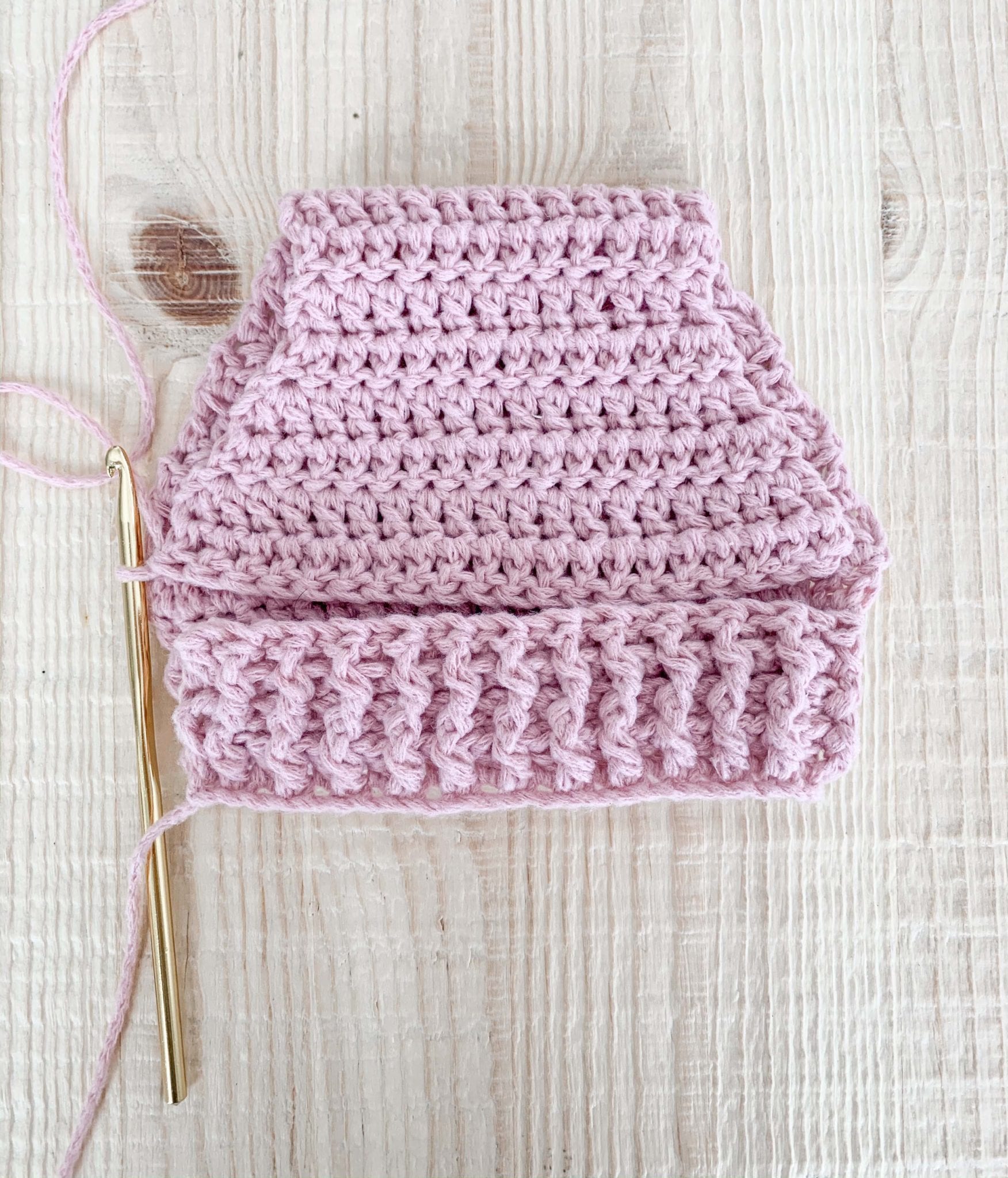 Crochet baby bloomers assembly is easy with this free pattern